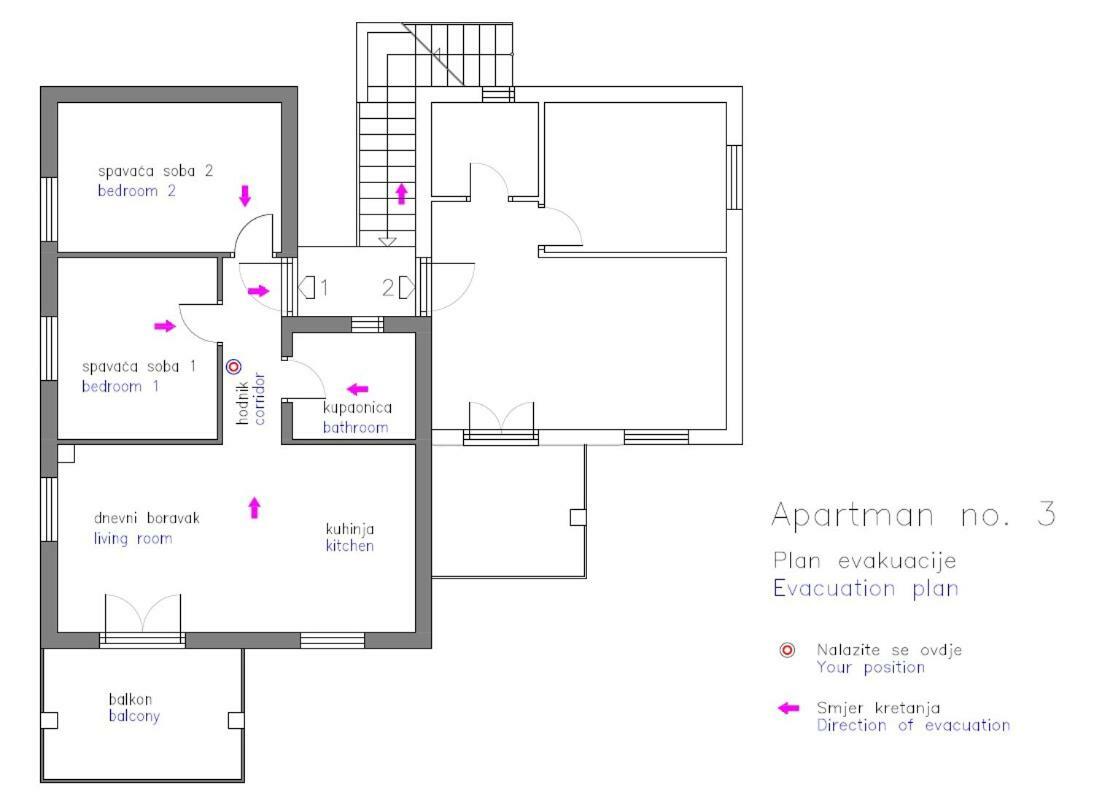 Apartment Traversa Novalja Extérieur photo